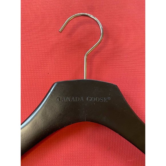 Canada Goose Brand New Parka Wooden Coat Hanger Black - Picture 1 of 3